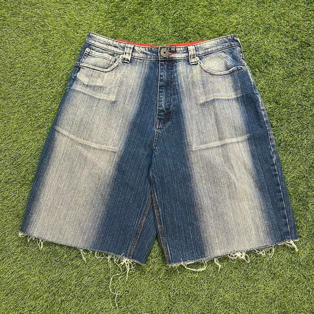 Y2K FADED JEAN SHORTS